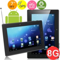 TABLET 8 GB GPS 7" TV DIGITAL 1.2 GHZ ICE CREAM SANDWICH 4.0.1